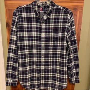 Chaps Plaid Button Down Shirt